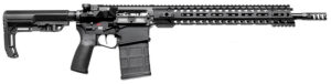 Patriot Ordnance Factory 01581 Revolution 308 Win,7.62x51mm NATO 16.50" 20+1 Black Hard Coat Anodized 6 Position MFT BMS Minimalist Stock