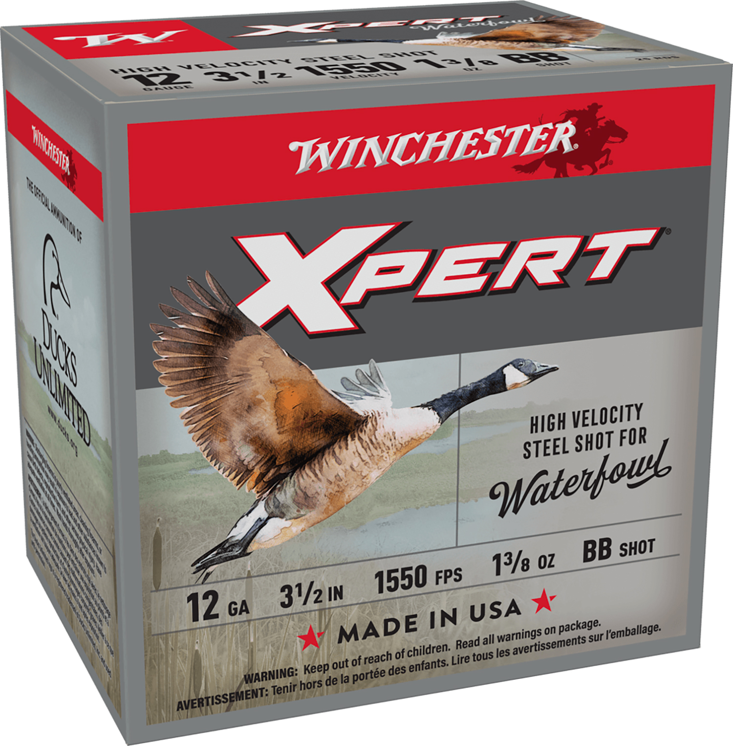 Winchester Ammo WEX12LBB Super X Xpert High Velocity 12Gauge 3.50" 1 3/8oz BBShot 25 Per Box/10 Case