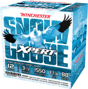 Winchester Ammo WXS12LBB Xpert Snow Goose High Velocity 12Gauge 3.50" 1 3/8oz BBShot 25 Per Box/10 Case