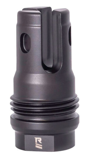 Rugged Suppressor FH001 R3 Flash Mitigation System Black with 1/2"-28 tpi Threads & 1.90" OAL for 5.56x45mm NATO Radiant762, Surge762, Razor762 & Micro30 Suppressors