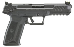 Ruger 16401 Ruger-5.7 5.7x28mm 4.94" Barrel 20+1, Black Polymer Frame With Picatinny Acc. Rail, Drilled & Tapped Lightening Cut Steel Slide, Ambidextrous Safety, Optics Ready