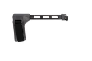 SB Tactical FS1913A01SB SBT Side Folding Black Synthetic with Hinge, 9.25" OAL & Nylon Strap for AR-Platform with 1913 Picatinny Rail (Tube Not Included)