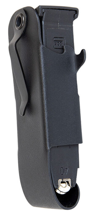 1791 Gunleather TACSNAG105R Snagmag  Single Black Leather Belt Clip Compatible w/Glock 17/22/33 Right Hand