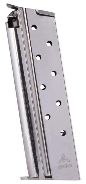Mec-Gar MGCGGOV10N 1911 Government 8rd 10mm Auto, Fits 1911 Government Nickel Carbon Steel