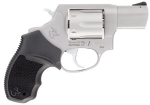 Taurus 2-85629 856 *CA Compliant Small 38 Special +P 6 Shot 2" Matte Stainless Steel Barrel, Cylinder & Frame, Black Finger Grooved Rubber Grip, Transfer Bar Safety, Exposed Hammer