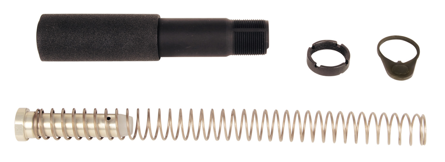 LBE Unlimited PBUFKTBLK Pistol Buffer Tube Kit Black AR-Platform