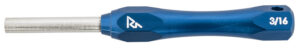 Rival Arms RARA93GS01A  Front Sight Tool Blue/Silver Aluminum, Compatible w/Glock