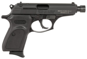 Bersa T380M8X Thunder Micro-Compact Frame 380 ACP 8+1 3.50" Black Steel Threaded Barrel, Matte Black Steel Serrated Slide, Matte Black Aluminum Frame, Black Rubber Grip, Right Hand