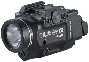 Streamlight 69431 TRL-8 G Sub Gun Light with Green Laser Black Anodized 500 Lumens White LED Glock 43X MOS/48 MOS/43X/48 with Rail