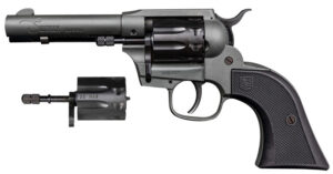 Diamondback DB0500A051 Sidekick 22 LR/22 Mag 9 Shot, 4.50" Dark Gray Cerakote Steel Barrel & Cylinder, Dark Gray Cerakote Zinc Alloy Frame, Black Polymer Grip, Hammer Safety, Exposed Hammer