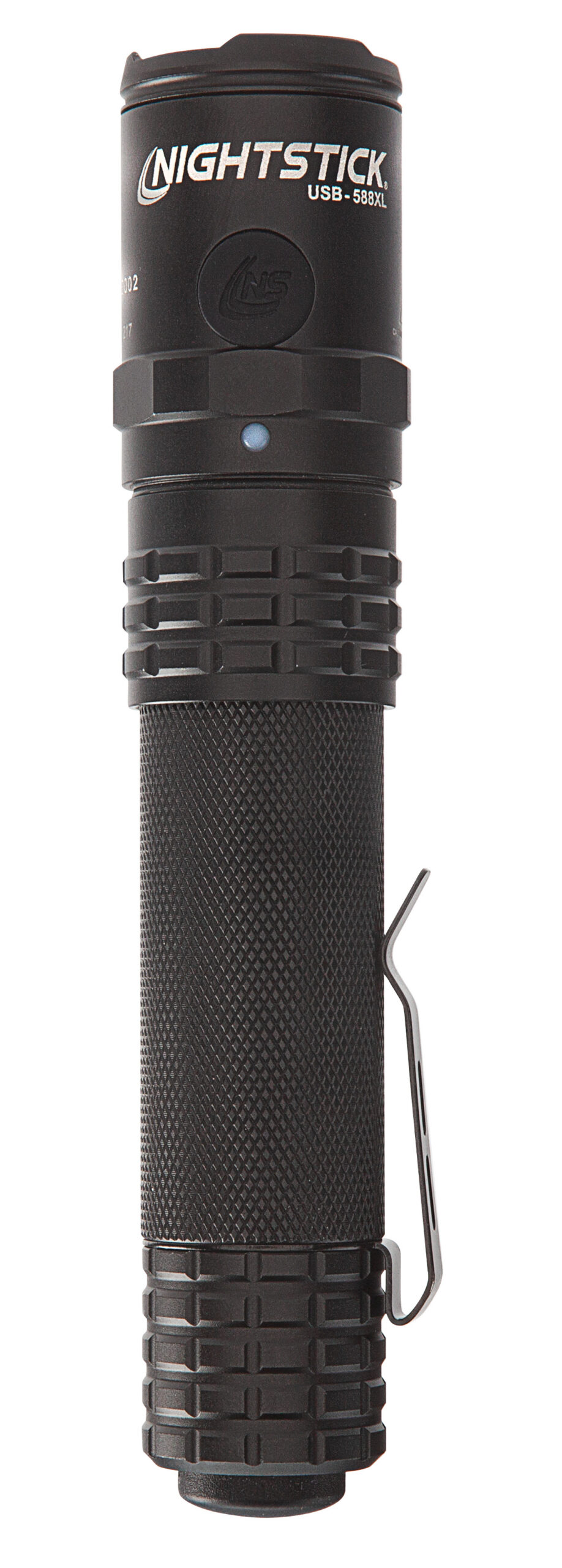 Nightstick USB588XL USB Dual-Light Tactical Flashlight Black Anodized 125/350/450/850/1,100 Lumens White LED