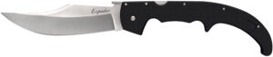 Cold Steel CS62MGC Espada XL 7.50" Folding Clip Point Plain AUS-10A SS Blade/9.25" Black w/Polished Bolsters G10 Handle Includes Belt Clip
