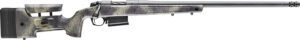 Bergara Rifles B14LM3613 B-14 Wilderness HMR 7mm PRC 5+1 24" Threaded, Sniper Gray Cerakote Barrel/Rec, Adj. SoftTouch Woodland Camo Stock with Mini-Chassis, Omni Muzzle Brake