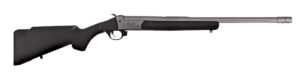 Traditions CR361130T Outfitter G3 360 Buckhammer 22" Tungsten Cerakote Chrome Lined Steel/ Target Crown Barrel, Tungsten Cerakote Drilled & Tapped Receiver, Adj Cheek Piece & LOP Black Synthetic Stock