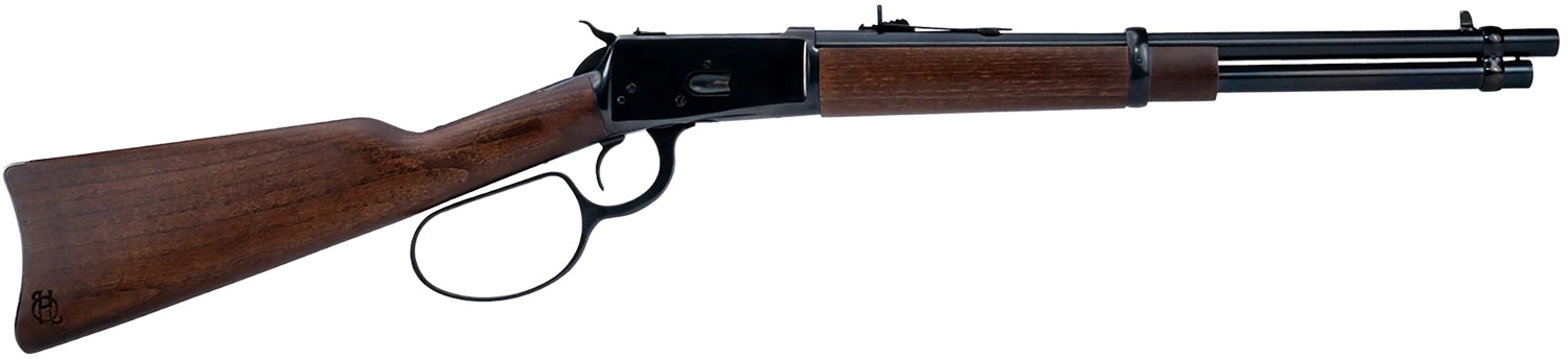 Heritage Mfg H92045161 92 Ranch Hand 45 Colt (Long Colt) 8rd 16.50" Black Polished Steel Barrel, Black Polished Alloy Steel Receiver, Fixed Hardwood Stock