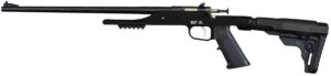 Keystone KSA2180LH Precision 6061 Overlander Pack Rifle 22 LR Single Shot 16.12" Carbon Fiber Threaded Barrel, Black Anodized Picatinny Rail Aluminum Receiver, Aluminum/Carbon Fiber Adjustable Skeleto