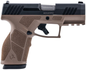 Taurus 1-GX2931B GX2 9mm Luger 13+1 3.37" Matte Stainless Steel Barrel, Matte Black Serrated Stainless Steel Slide, Brown Polymer Frame w/Picatinny Rail, Polymer Grip