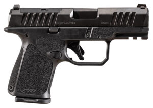 Rost Martin RM1SBLKOSP RM1C Sub-Compact Frame 9mm Luger 15+1 3.60" Black Match Grade Barrel, Black Tenifer Optic Ready/Serrated Steel Slide, Black Polymer Frame w/Picatinny Rail, Textured Grip