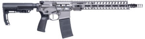 Patriot Ordnance Factory 02049 Minuteman 300 Blackout 30+1 13.75" Black Nitride Barrel/ Tungsten Cerakote Aluminum Receiver Picatinny Rail