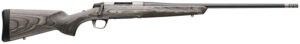 Browning 036092224 X-Bolt 2 Hunter Full Size 270 Win 4+1 22" Matte Blued Threaded Sporter Barrel, Drilled & Tapped Stainless Steel Receiver, Fixed Gray Laminate Stock, Radial Muzzle Brake