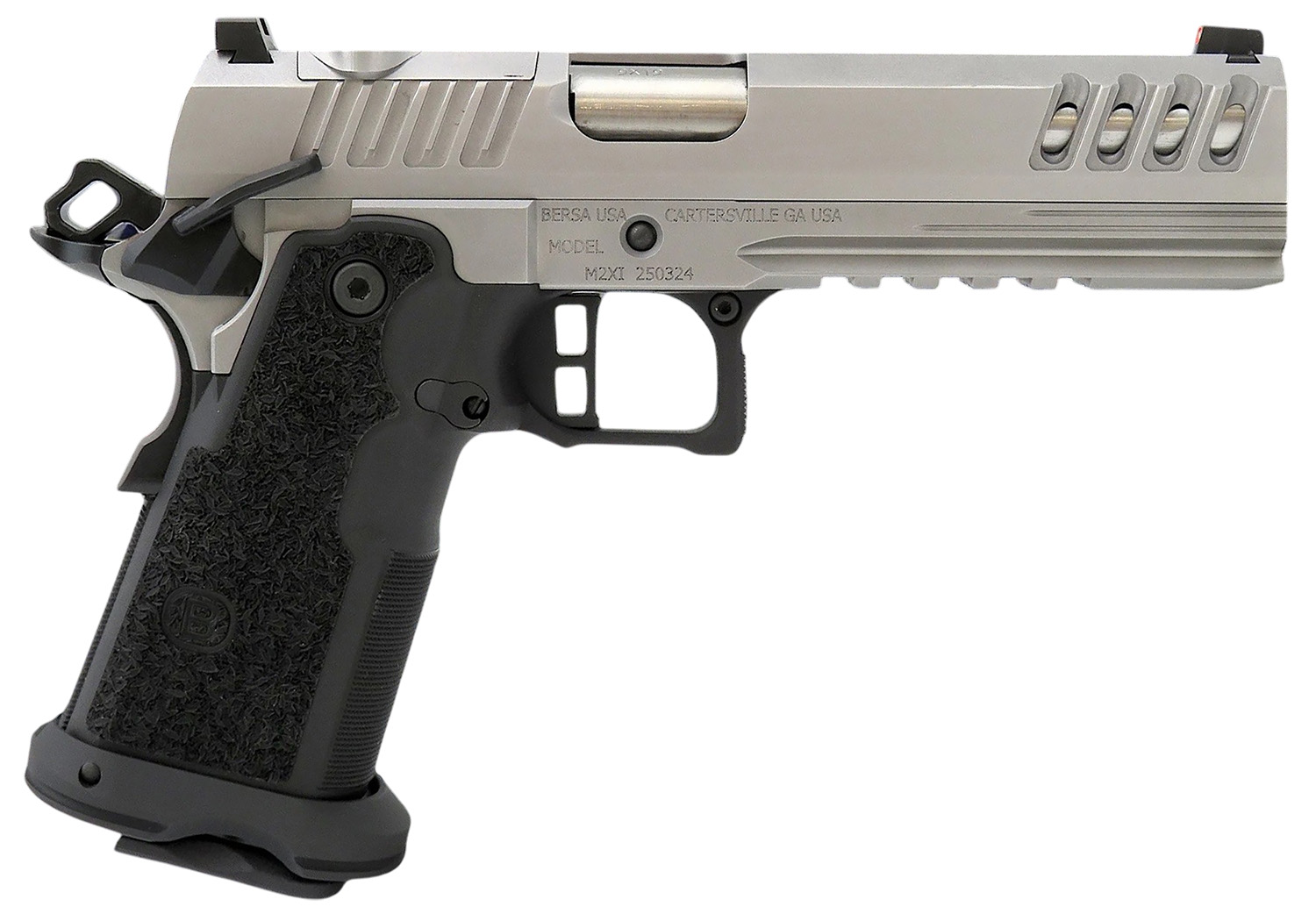 BERSA M2XIO5SSFN M2XI 9MM 18/22RD 5" BRUSHED SS