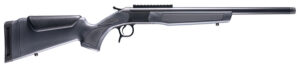 CVA CR4440 Scout 360 Buckhammer 1rd 20" Blued Threaded Barrel, Blued Picatinny Rail Receiver, Stealth Gray Fixed Synthetic Stock