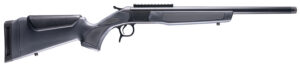 CVA CR4441 Scout 400 Legend 1rd 20" Blued Threaded Barrel, Blued Picatinny Rail Receiver, Stealth Gray Fixed Synthetic Stock