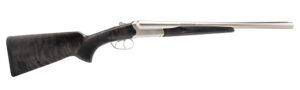 Heritage Mfg BL2018NI Badlander 20 Gauge Break Open 2rd 18.50" Nickel Side By Side Barrel & Receiver, Fixed Turkish Walnut Wood Stock