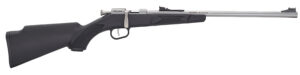 Henry H005R Mini Bolt Youth 22 S/L/LR 1rd 16.25" Matte Stainless Steel Barrel, Matte Drilled & Tapped Stainless Steel Receiver, Black Fixed w/Pistol Grip Synthetic Stock, Right Hand
