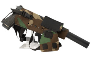 Cole-tac VWX111 Varmint Wrangler XL Pistol Holder Chest M81 Woodland Right Hand