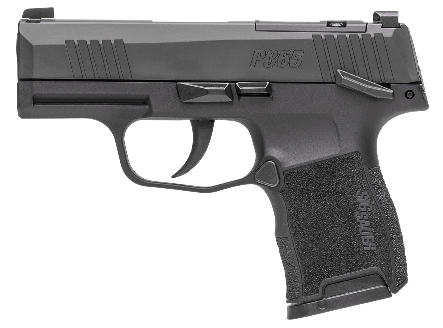 Sig Sauer 3659BXR3PMSSLCA P365 *CA Compliant 9mm Luger 10+1 3.10" Black Nitron Stainless Steel Optic Ready/Serrated Slide, Black Polymer Frame w/Accessory Rail, Black Polymer Grip