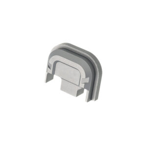 Tyrant CNC TDG14SPGREY Slide Cover Plate Chevron Design Glock Gen1-4 Grey Aluminum