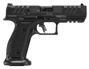 Walther Arms 289700810 PDP Full Size 9mm Luger 10+1 4.50" Black Polygonal Rifled Barrel, Black Optic Ready/Serrated Slide, Black Steel Frame w/Picatinny Rail, Textured Wraparound Grip