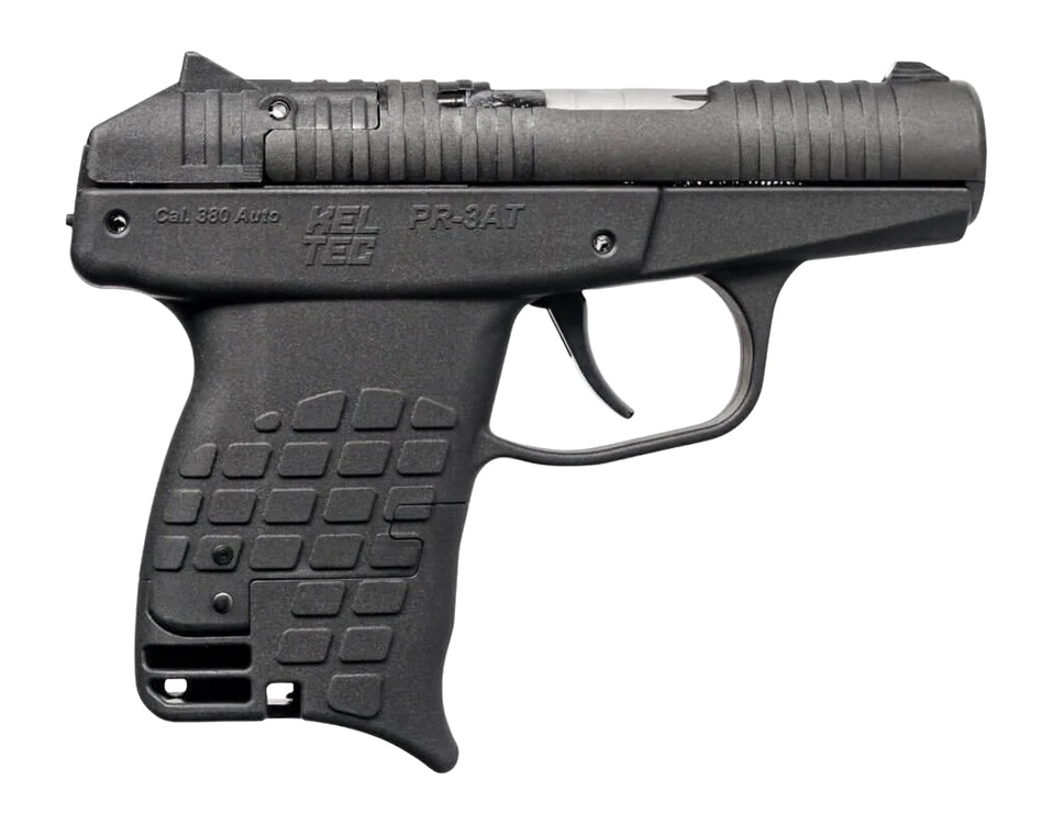 Kel-Tec PR3ATBLK PR-3AT Compact Frame 380 ACP 13+1 2.85" Black Rotating Barrel Shroud, Black Polymer Frame