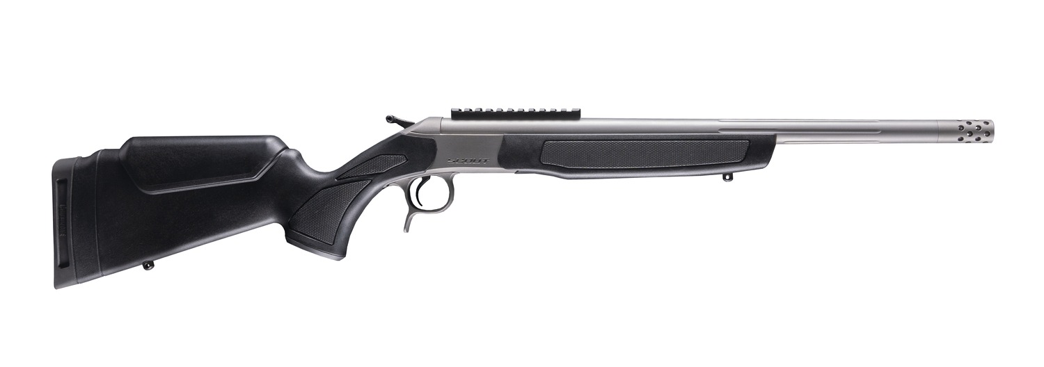 CVA CR4434S Cascade Takedown 223 Rem 1rd 20" Matte Stainless Steel Threaded Barrel & Receiver w/Picatinny Rail, Black Synthetic Stock