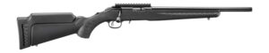 Ruger 8391 American 22 LR 10+1 16.10" Satin Blued Threaded Barrel, Satin Blued Alloy Steel Receiver w/Picatinny Rail, Black Adj LOP Synthetic Stock