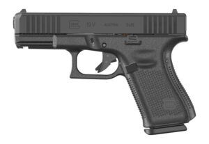 Glock UV1950201 G19 V Compact 9mm Luger 15+1 4.02" Black Barrel & Steel Serrated Slide, Black Polymer Frame w/Accessory Rail, Interchangeable Backstrap