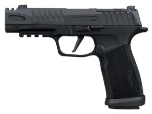 Sig Sauer 365XF9COMP10 P365 Fuse COMP 9mm Luger 10+1 3.70" Black Barrel, Black Nitron Stainless Steel Integrated Compensator/Optic Ready/Serrated Slide, Black Stainless Steel Frame w/Beavertail & Pica