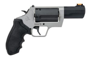 Taurus 2-JUDGE35 Judge 45 Long Colt/410 Gauge 5 Shot 3" Stainless Steel Barrel & Frame, Black Stainless Steel Cylinder, Black Rubber Grip, Transfer Bar Safety