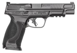 Smith & Wesson 14811 M&P9 M2.0 Metal Full Size Frame 9mm Luger 15+1 5" Black Armornite Stainless Steel Barrel & Optic Ready/Serrated Slide, Black Armornite Stainless Steel Frame w/Picatinny Rail, Inte