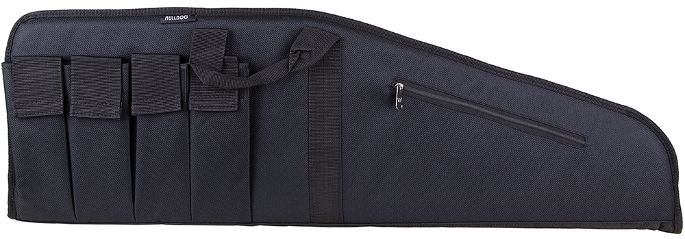 Bulldog BD420 Extreme Tactical 45" Black Water-Resistant Nylon, Tricot Lining, 4 External Velcro Magazine Pouches, Soft Padding