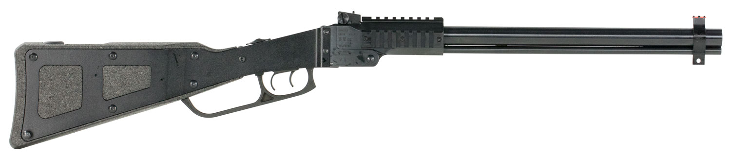 Chiappa Firearms 500188 M6 22 LR 12 Gauge 1+1 18.50" Blued Break Open Barrel, Blued Picatinny Rail Receiver, Fixed w/Storage Black Metal Stock, Right Hand