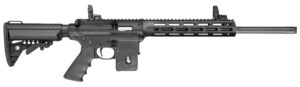 Smith & Wesson 10205 M&P15 Performance Center Sport 22 LR 10+1 18" Threaded Barrel,  Vltor Adjustable Stock, Magpul Folding MBUS Sights, Match Grade Precision Barrel,Chamber & Trigger, Hogue Grip, Opt