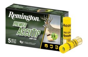 Remington Ammunition 20496 Premier AccuTip 20 Gauge 2.75" Sabot Slug Shot 5 Per Box/ 20 Cs