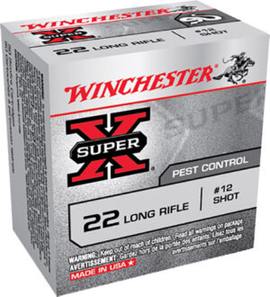 Winchester Ammo X22LRS Super X 22LR #12Shot 50 Per Box/100 Case