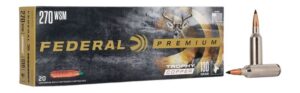 Federal P270WSMTC1 Premium 270WSM 130gr Trophy Copper 20 Per Box/10 Case